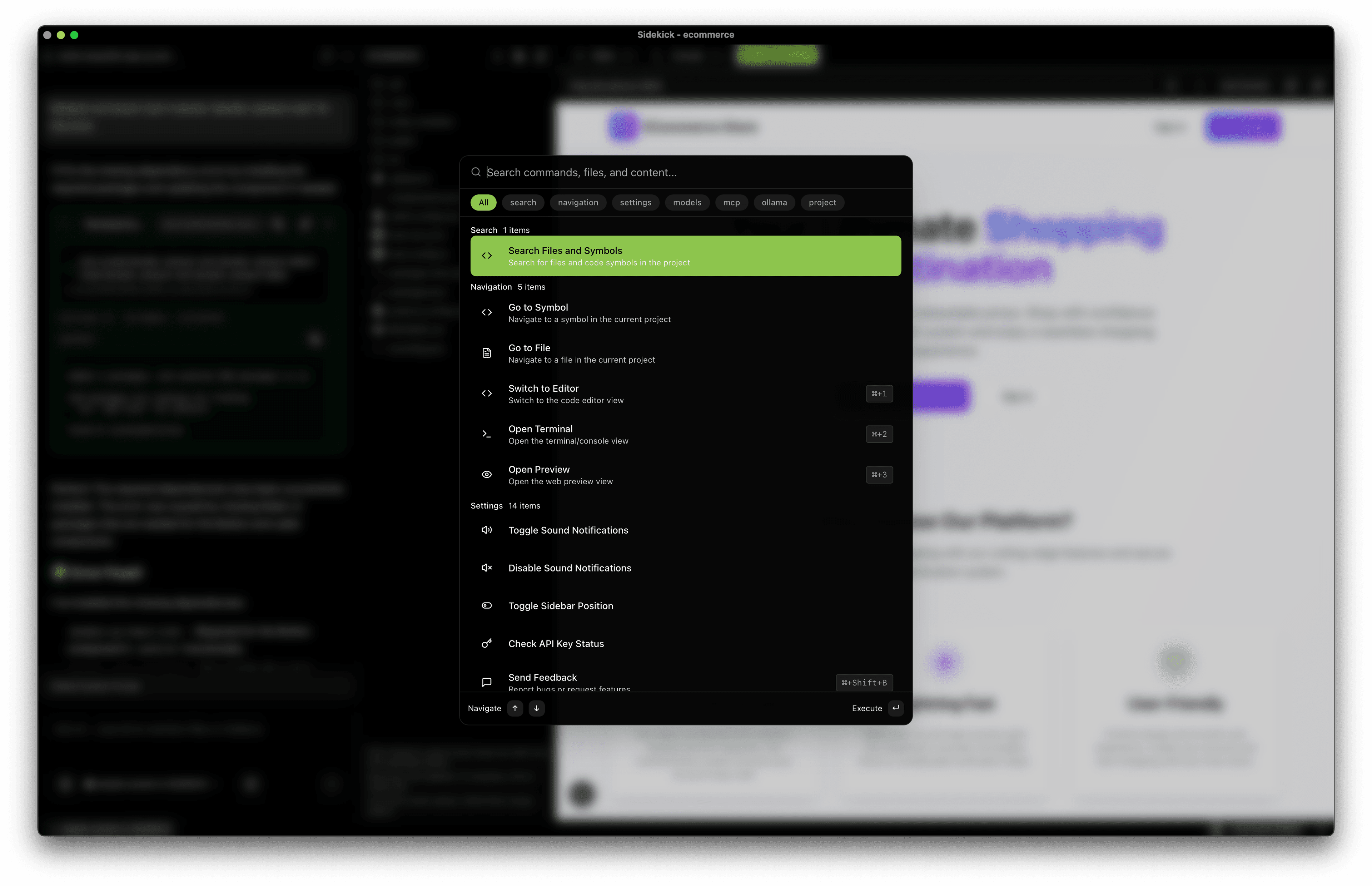 Command Palette